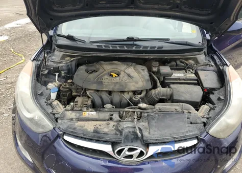 2013 Hyundai Elantra Gls from USA, damaged, VIN 5NPDH4AE6DH424254